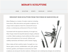 Tablet Screenshot of bcsculpture.com